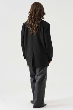 Жакет из поливискозы классический прямого силуэта Панда 188033w черный - фото 4