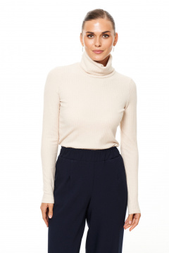 Джемпер из трикотажа свободного кроя для повседневной носки Панда 195040w молочный - фото 3