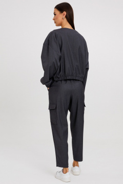 Брюки укороченные из костюмной ткани для повседневной носки Kivviwear 4208.04 - фото 5