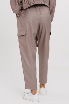 Брюки укороченные из хлопка для делового и повседневного образа Kivviwear 4208.05 - фото 4