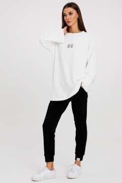 Комфортный костюм из трикотажа с принтами на каждый день Kivviwear 42374051.03 - фото 4