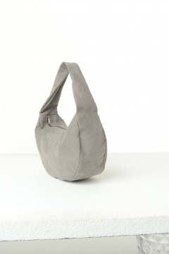 Круглогодичная женская сумка из искусственной замши с карманом MT.Style HOBO grey-velour - фото 2