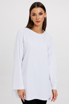 Джемпер женский демисезонный с оригинальным дизайном из хлопка Kivviwear 4246.08 - фото 3