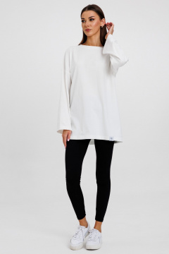 Джемпер женский демисезонный с оригинальным дизайном из хлопка Kivviwear 4246.10 - фото 3