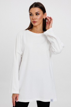 Джемпер женский демисезонный с оригинальным дизайном из хлопка Kivviwear 4246.10 - фото 1