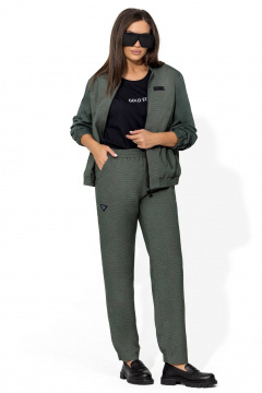 Костюм из гусиной лапки с жилетом и юбкой-макси Gold Style 2674 - фото 3