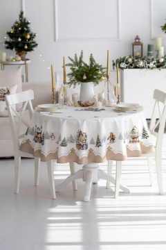 Скатерть белая текстиль хлопок для дома Listelle 515606 - фото 1