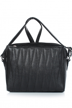 Черная экокожа, классическая сумка на каждый день Galanteya 31424.24с1116к45 черный - фото 2