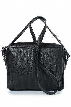 Черная экокожа, классическая сумка на каждый день Galanteya 31424.24с1116к45 черный - фото 3