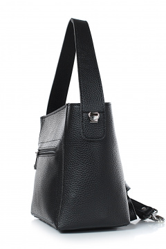 Черная сумка из экокожи на каждый день Galanteya 51723.24с492к45 черный - фото 4