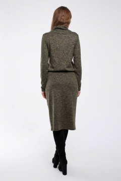 Платье, пояс Madech 205363 болотный - фото 5