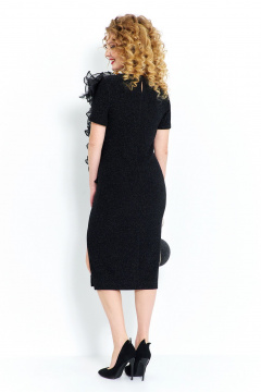 Платье из трикотажа с люрексом и разрезом спереди Euromoda 571 - фото 2