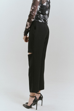 Демисезонные брюки прямого силуэта с наклонными карманами JRSy 2512 черный - фото 3