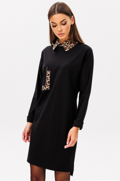 Платье из вискозы и кружева с асимметричным низом VIZAVI 803 - фото 3