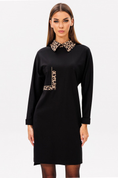 Платье из вискозы и кружева с асимметричным низом VIZAVI 803 - фото 2