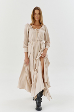 Платье из ткани с поясом и длиной 148 см SODA 2879 - фото 1