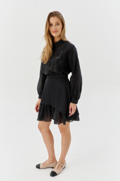 Юбка из текстиля на резинке для демисезона SODA 4875 - фото 4