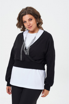 Комплект брюки, джемпер и футболка оверсайз демисезон Danaida 2250 - фото 5