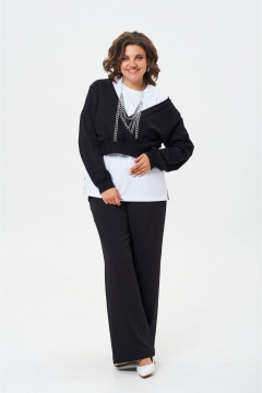 Комплект брюки, джемпер и футболка оверсайз демисезон Danaida 2250 - фото 4