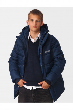 Куртка для мальчика утепленная на каждый день АРТУС 24С39-Р57 ночной_синий - фото 3