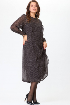 Романтичное шифоновое платье с воланами SOVA 11257 - фото 4