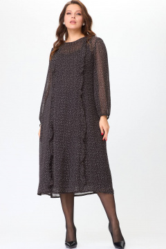 Романтичное шифоновое платье с воланами SOVA 11257 - фото 3