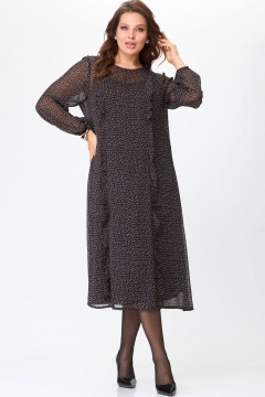 Романтичное шифоновое платье с воланами SOVA 11257 - фото 1