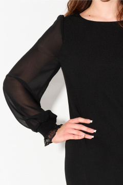 Платье прилегающего силуэта с шифоновыми рукавами и молнией FOXY FOX 1701 - фото 5