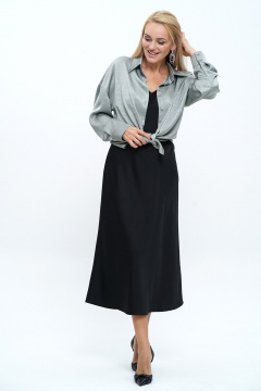 Блуза и платье свободного силуэта с разрезами Alani Collection 2249 - фото 2