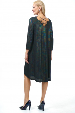 Расширенное платье с фигурным низом и рукавами ¾ Alani Collection 2254 - фото 3