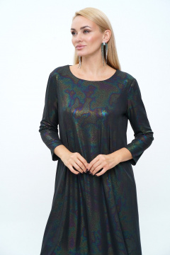 Расширенное платье с фигурным низом и рукавами ¾ Alani Collection 2254 - фото 4