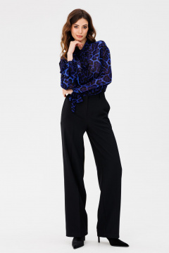 Брюки из костюмной ткани с застежкой на молнию демисезон EOLA 2720 черный - фото 1