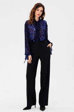 Брюки из костюмной ткани с застежкой на молнию демисезон EOLA 2720 черный - фото 3