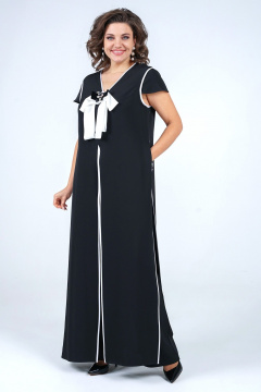 Блуза и широкие брюки с разрезами и крылышковым рукавом Alani Collection 2260 - фото 1