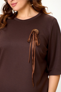 Джемпер и юбка свободного кроя, комфортный Everyday стиль OVERYOU М175 - фото 3