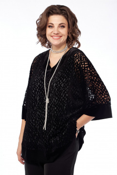 Платье А-силуэта с асимметричной горловиной и цепочной бретелью Jurimex 3248 - фото 3