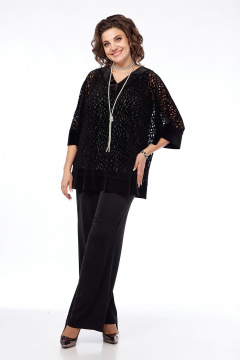 Платье А-силуэта с асимметричной горловиной и цепочной бретелью Jurimex 3248 - фото 1