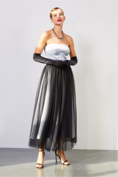 Топ-корсет из атласа с усиленными поролоновыми чашками и застежкой Rivoli 2416.2 - фото 1