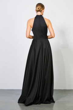 Платье из текстиля с воротником-стойкой и слоистым силуэтом Rivoli 7177 - фото 4