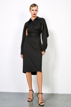 Платье с рубашечным воротником и застёжками на пуговицах Rivoli 7182 - фото 1