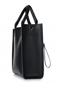 Стильная черная сумка из экокожи на каждый день Galanteya 35324.24с1191к45 черный - фото 4