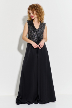 Круглогодичный костюм из трикотажа с жилетом и брюками Euromoda 575 - фото 4