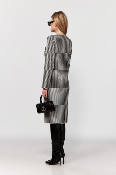Платье из трикотажа с декоративными пуговицами DOGGI 3757 - фото 3