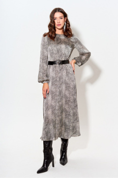 Платье с принтом и декоративным вырезом на спинке Lyushe 3998 - фото 5