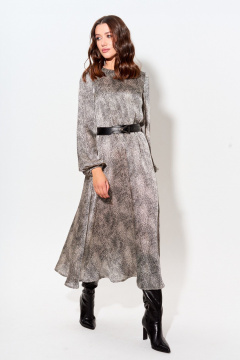 Платье с принтом и декоративным вырезом на спинке Lyushe 3998 - фото 3