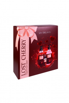 Набор уходовых средств с ароматом вишни и пачули LIV DELANO Lost Cherry Подарочный набор - фото 1