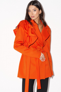 Костюмный жакет с воланом и двойной застёжкой ANNETE A5402/2 - фото 1