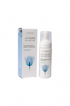Крем-мусс для чувствительной кожи с биоэкологией LIV DELANO Intimate Мусс для интимной гигиены с пребиотиком Ультрамягкий - фото 1