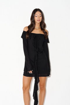 Платье прилегающего силуэта из тонкой текстильной ткани ANNETE A3639 - фото 2