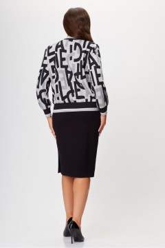 Жакет и юбка DaLi 5706.2 серый - фото 3